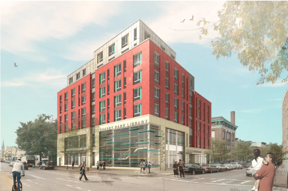 Affordable Housing Plus Makeover Slated For Sunset Park Library