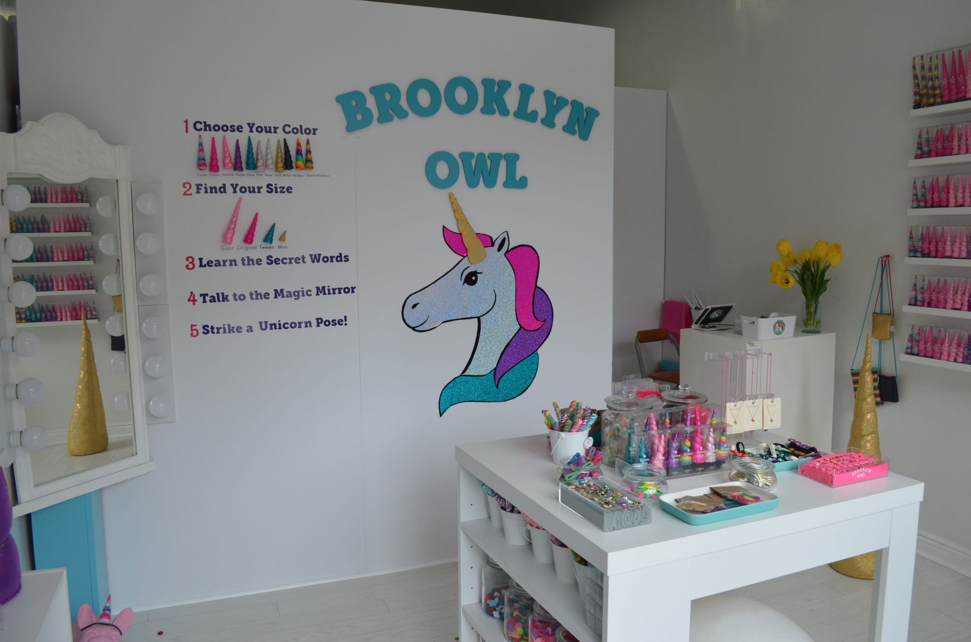 Brooklyn Owl Unicorn Horns