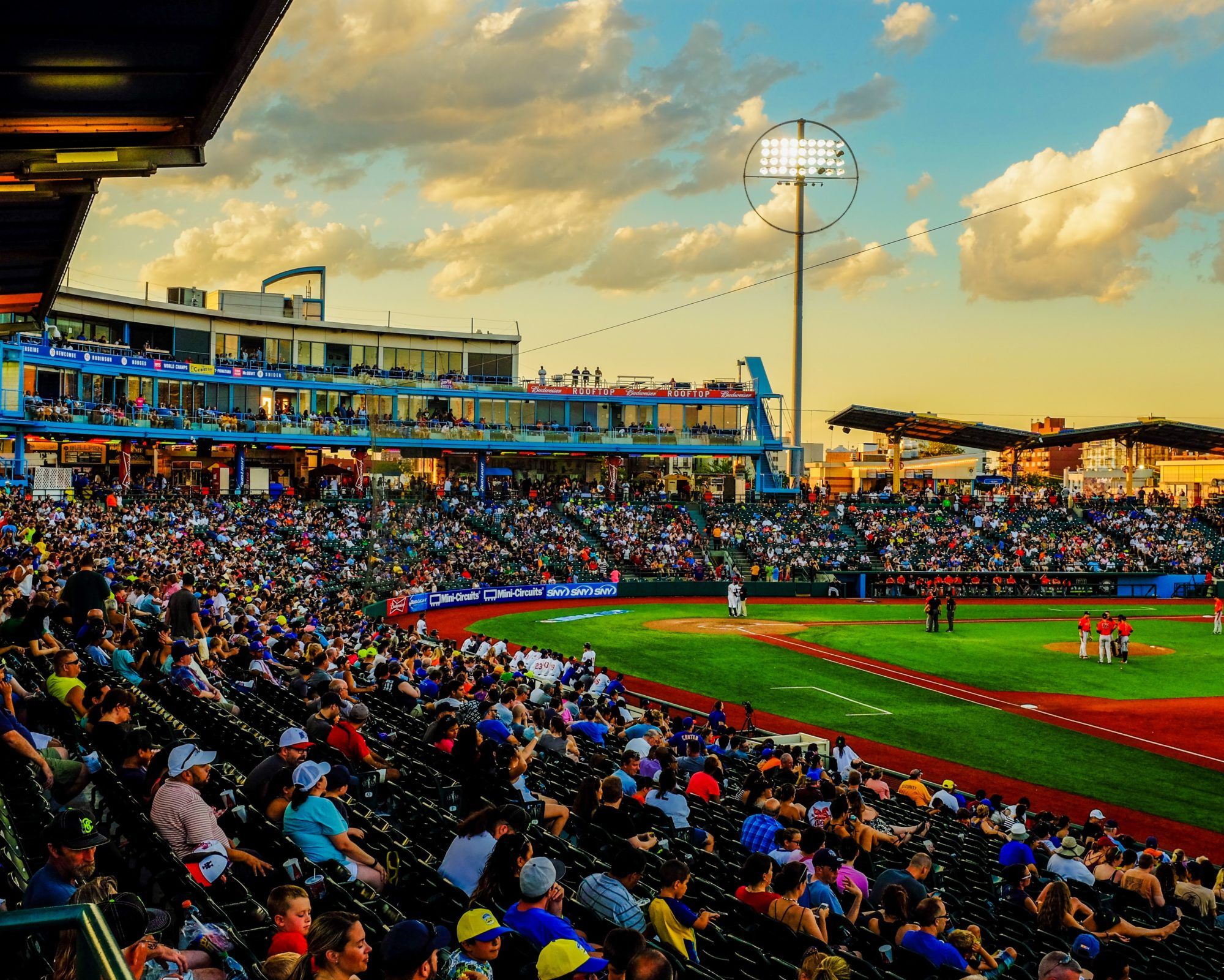 Keyspan Park, the new stadium of the Brooklyn Cyclones, the Class