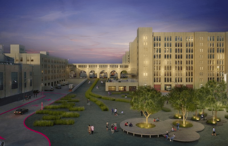 New Renderings Of The Brooklyn Army Terminal’s Exterior Spaces