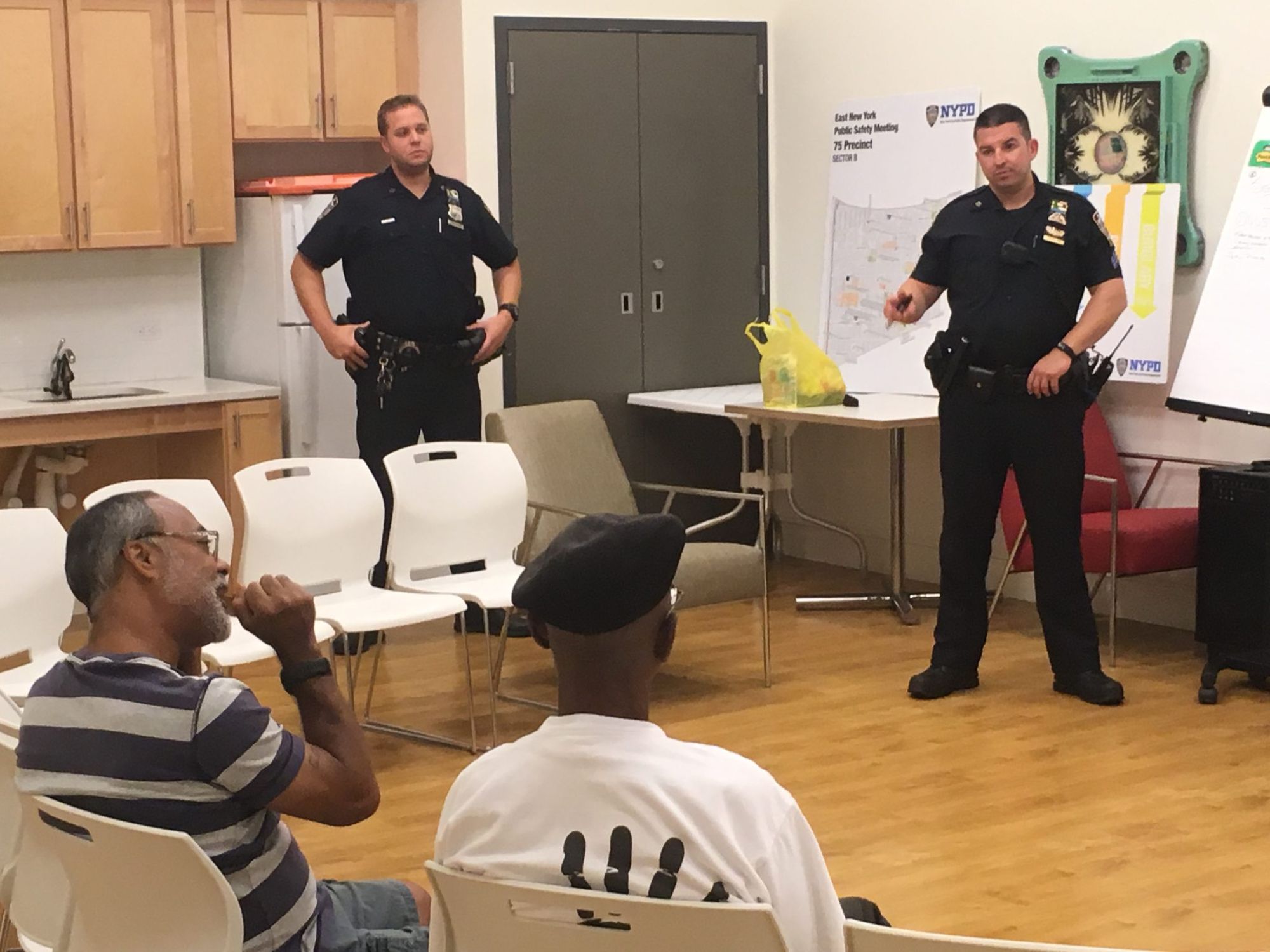 Report from the 75th Precinct Fall NCO Safety Meeting, East New York, Sector B