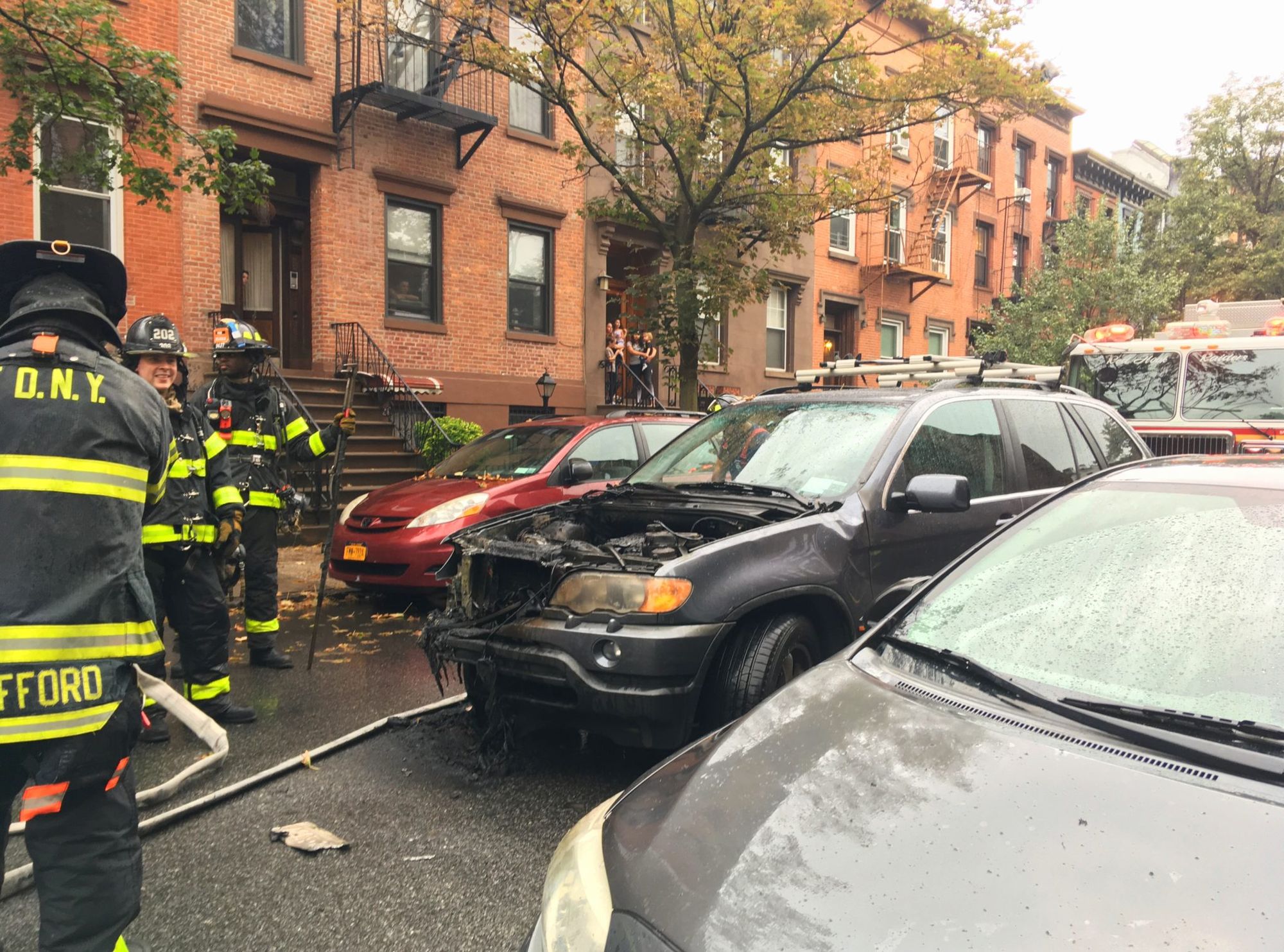 BMW Engine Bursts Into Flames in Cobble Hill, Not The First This Week