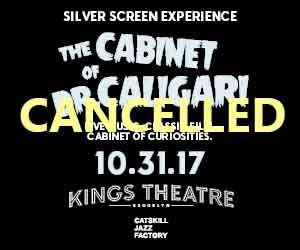 NOTIFICATION:  Silver Screen Experience of The Cabinet Of Dr. Caligari, Cancelled