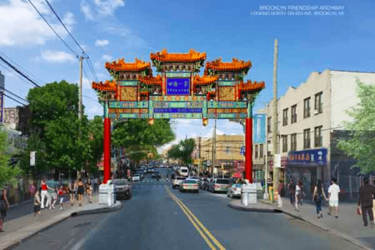 Beijing Gifts “Friendship Archway” To Sunset Park’s Chinatown