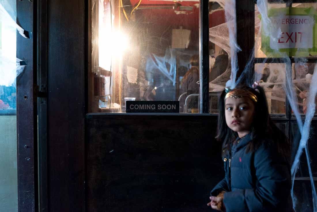 A Haunted House on Halloween, With A Theater Coming Soon