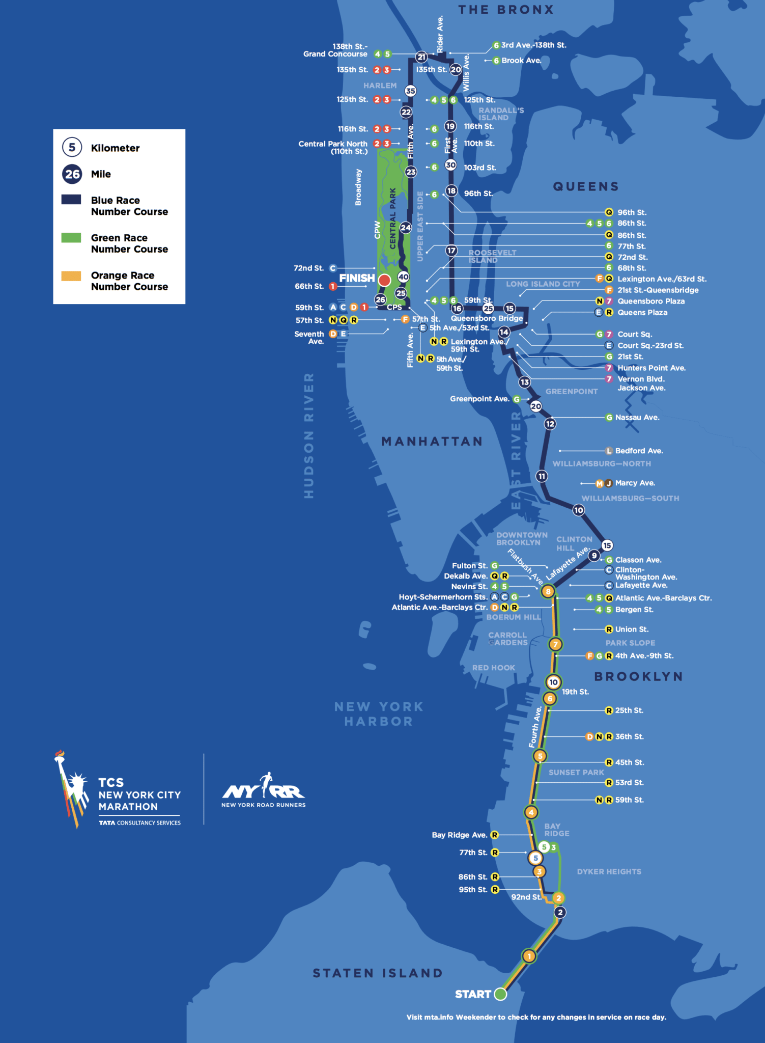 NYC Marathon Road Closures In Brooklyn, Sunday, Nov. 5 Bklyner