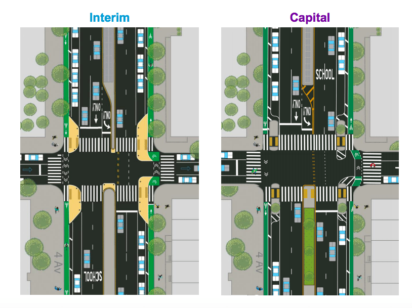 4th Avenue Protected Bike Lane Project Will Start Spring 2018